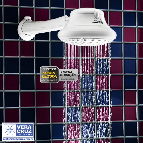 Ducha Bella Ducha 4 temperaturas Lorenzetti 127V - 220V | 4800W - 6800W 